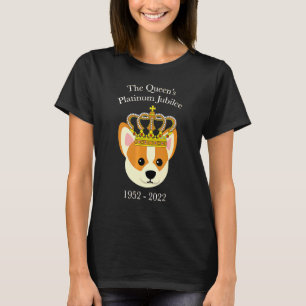Camiseta Rainha britânica Monarquia Platinum Jubilee Union 