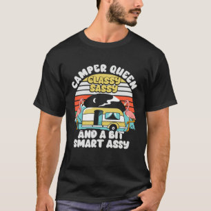 Camiseta Rainha Camper Classe Sassy Inteligente Assy Engraç