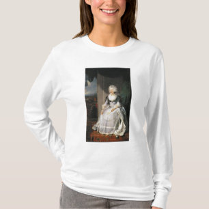 Camiseta Rainha Charlotte, 1789-90, esposa de George III