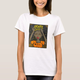 Camiseta Rainha com Coroa afro #rainha