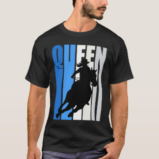 Camiseta Rainha Cowgirl Rodeio Mulheres Meninas Sul Ocident