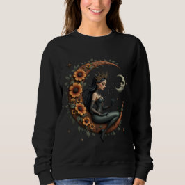 Camiseta Rainha Crescente Girassol 