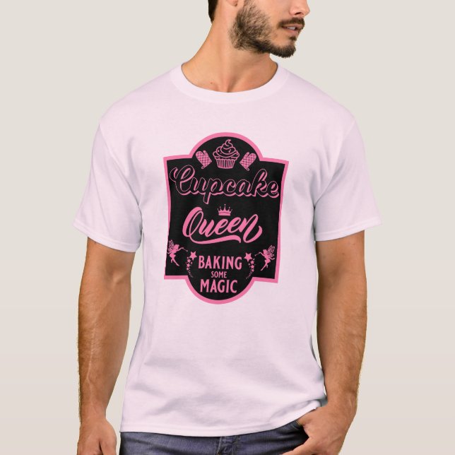Camiseta Rainha cupcake (Frente)