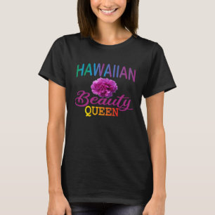 Camiseta Rainha da Beleza Havaiana trajes para festa havaia
