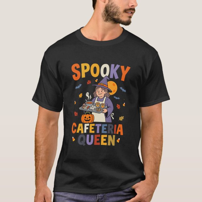 Camiseta Rainha da Cantina de Halloween (Frente)