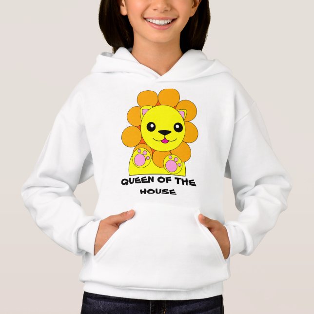 Camiseta Rainha da Casa Crianças Bonito (Frente)