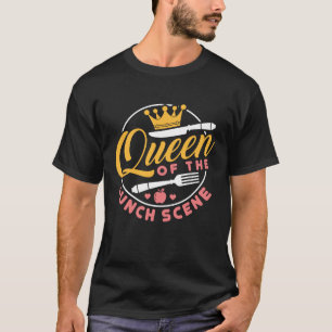 Camiseta Rainha da Cena de Almoço, Senhora Almoçada