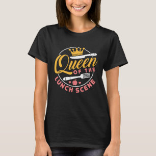 Camiseta Rainha da Cena de Almoço, Senhora Almoçada