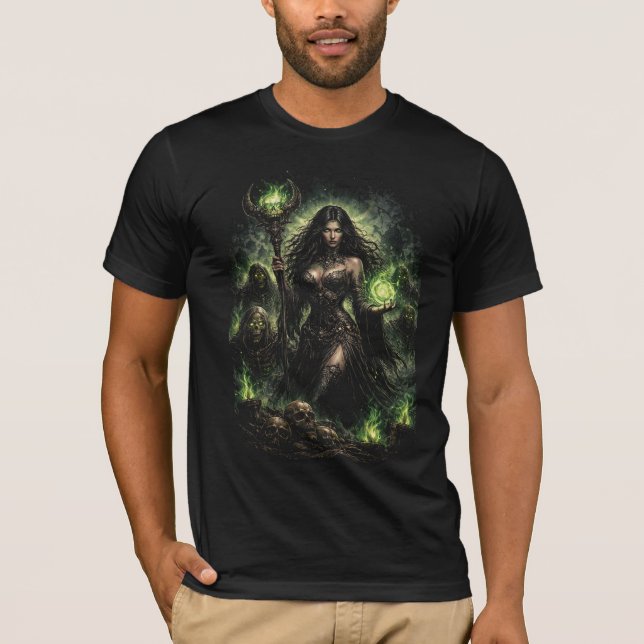 Camiseta Rainha da Chama Verde (Frente)