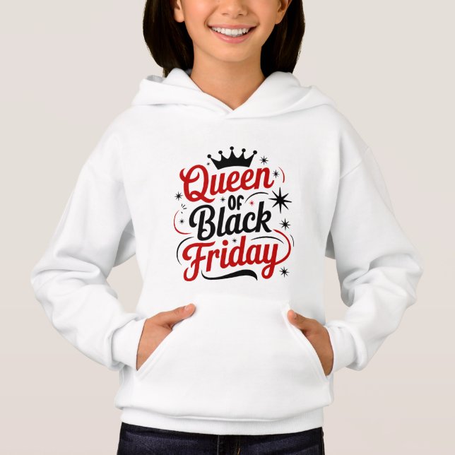 Camiseta Rainha da Compras da Black Friday (Frente)
