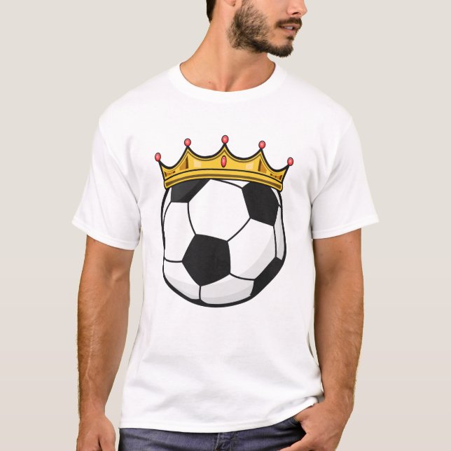 Camiseta Rainha da Coroa de Futebol (Frente)