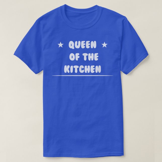 Camiseta rainha da cozinha (Frente do Design)