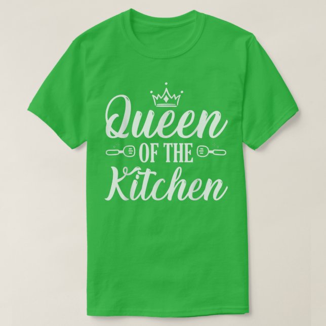 Camiseta Rainha Da Cozinha Baking Squad Cozinhar Lover Mo (Frente do Design)