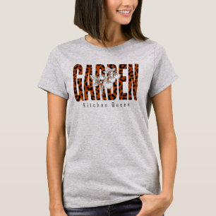 Camiseta Rainha da Cozinha Jardim Botânico Estampa de Leopa