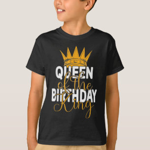 Camiseta Rainha da festa de aniversário do Rei Marido