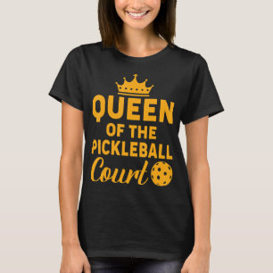 Camiseta Rainha Da Garota-De-Pickleball