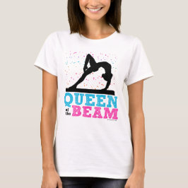 Camiseta Rainha da ginástica do feixe Golly por meninas