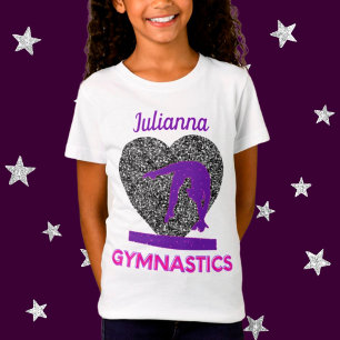 Camiseta Rainha da Ginástica e Corações