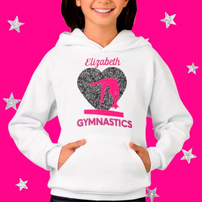 Camiseta Rainha da Ginástica e Corações (Criador carregado)