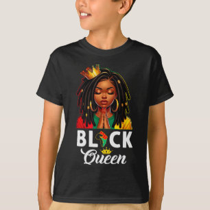 Camiseta Rainha da História Negra Mês da História Negra Mul