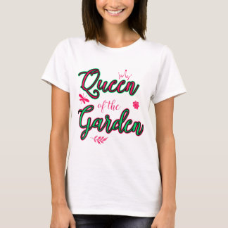 Camiseta Rainha Da Horticultura Do Jardineiro Do Jardim