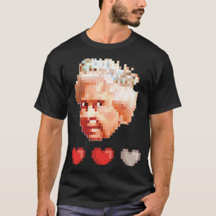 Camiseta Rainha da Inglaterra retro jogo pixel 3 vive