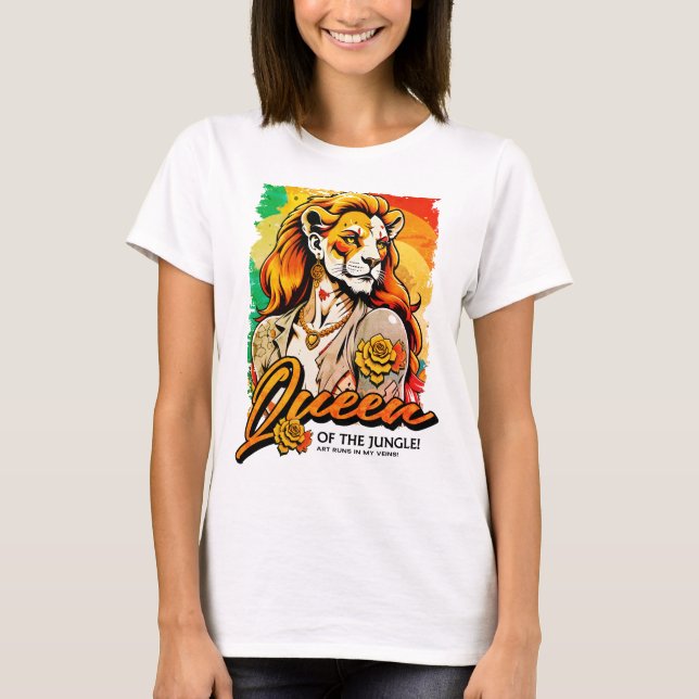 Camiseta Rainha da Lionesa da Selva (Frente)
