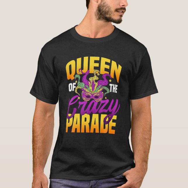 Camiseta Rainha Da Louca Miçanga De Joker Jester (Frente)