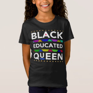 Camiseta Rainha da melanina - africano preto Dashik do mês