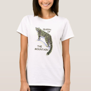 Camiseta Rainha da Montanha - Leopardo da Neve