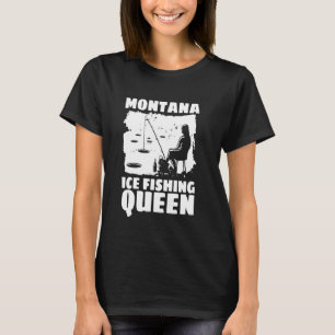 Camiseta Rainha da Pesca no Gelo de Montana