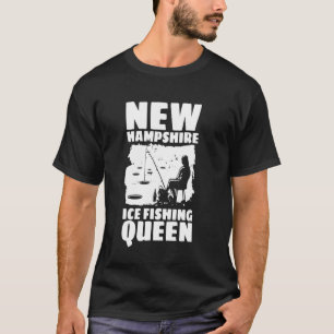 Camiseta Rainha da Pesca no Gelo de New Hampshire
