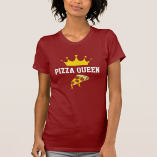 Camiseta Rainha da Pizza Engraçada