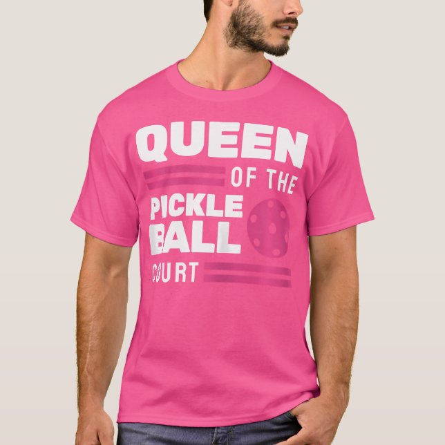 Camiseta Rainha Da Quadra De Pickleball (Frente)