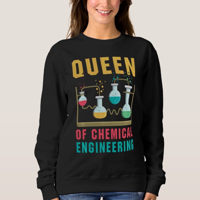 Camiseta Rainha Da Química Funny Chemistry Sci (Frente)