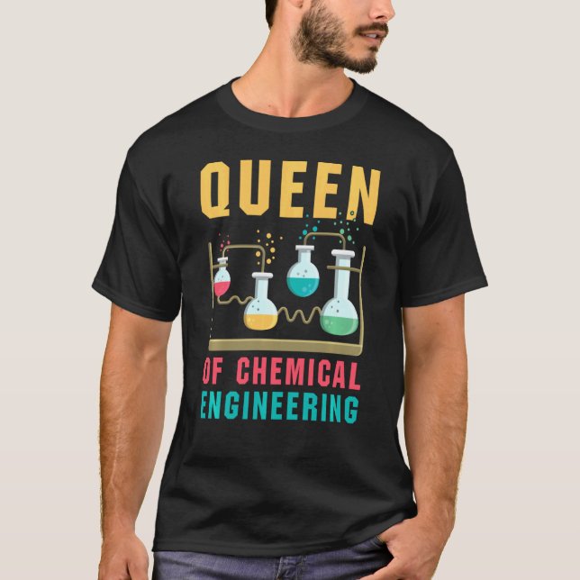 Camiseta Rainha Da Química Funny Chemistry Sci (Frente)