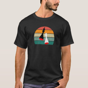 Camiseta Rainha da rainha do xadrez Rook bispo cavaleiro ho