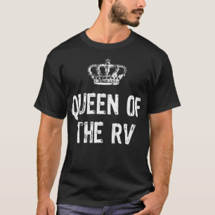 Camiseta Rainha Da Rv Acampando Engraçado Presente No Natal