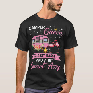 Camiseta Rainha da Tenda Classe Sassy Inteligente Assy Camp