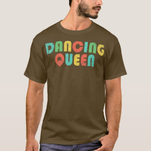 Camiseta Rainha Dançando Dança Distante Homens Mulheres Dis