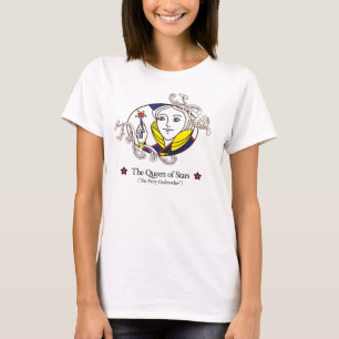 Camiseta Rainha das estrelas (cores claras)