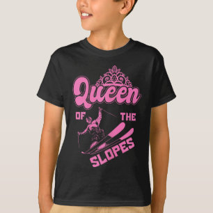 Camiseta Rainha Das Montanhas Esportivas De Inverno De Esqu