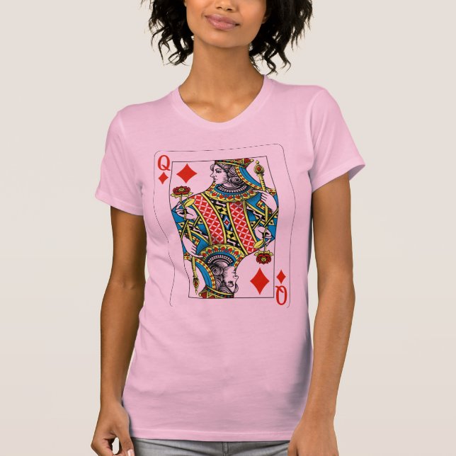 Camiseta Rainha das pintoras de diamantes (Frente)