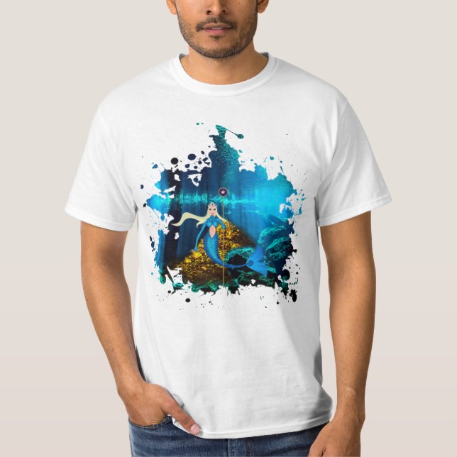 Camiseta Rainha das Sereias - Queen of the mermaids (Frente)