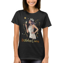 Rainha de Aniversário - Brinde de Champanhe Glamor