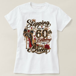 Camiseta Rainha de Aniversário de 60 Anos