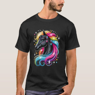 Camiseta Rainha de Arrasta Cavalo Arte Rainha de Arrasta Or