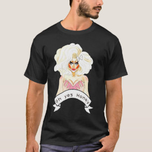 Camiseta Rainha de Arrasto Bi Trans Lgbtq Gay bissexual