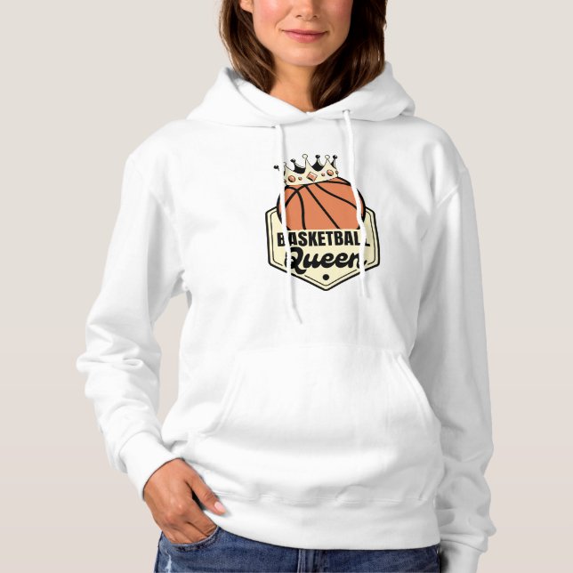 Camiseta Rainha de Basquete - Coroa de Esportes (Frente)