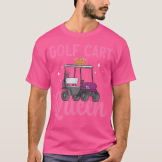Camiseta Rainha de Carrinho de Golfe Golfe Jogador de Golfe